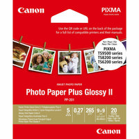 Glossy Photo Paper Canon Plus Glossy II 9 x 9 cm