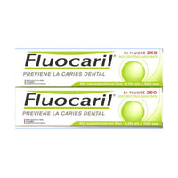 "Fluocaril Pasta Dentífrica Sabor Menta Prevención Caries 2x125ml"