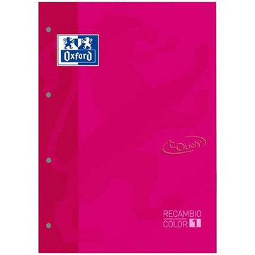 Replacement Oxford TOUCH  Sheets 80 Sheets 5 Units A4 Fuchsia 5 Pieces