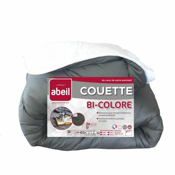 Duvet Abeil White Grey White/Grey 350 g/m² 140 x 200 cm