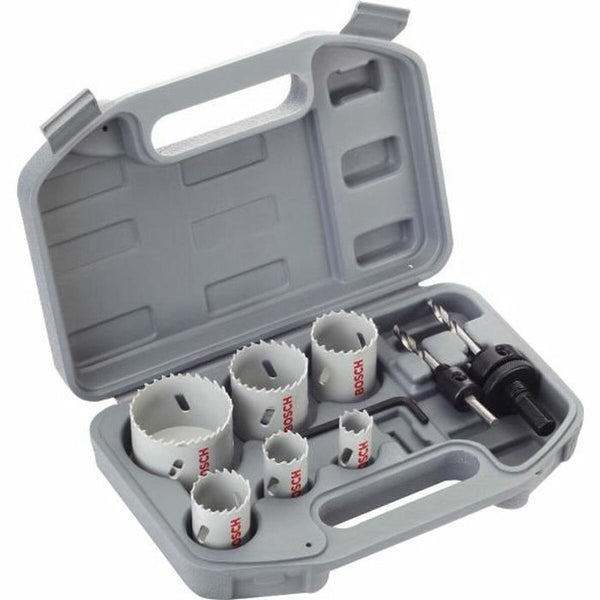 Drilling crown set BOSCH Bimetal HSS 9 Pieces