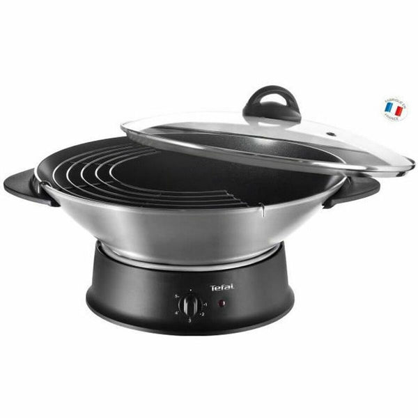 Wok Tefal WO3000 Noir Aluminium 1200 W