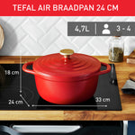 Saucepan Tefal E2544604 Red