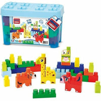 Set de construction Ecoiffier Barrel Animals 50 Pièces