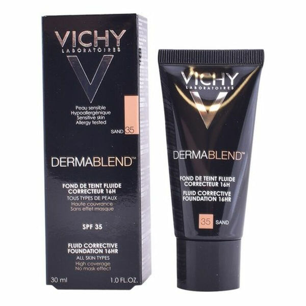 Fluid Foundation Make-up Dermablend Vichy Spf 35 30 ml