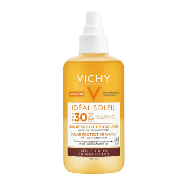 "Vichy Ideal Soleil Solar Protective Water Enhanced Tan Spf30 200ml"