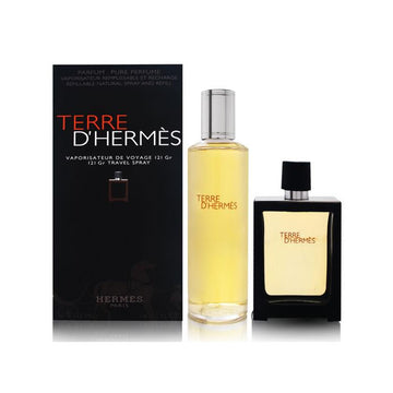 "Terre D'hermes Eau De Parfum Spray Ricaricabile 30ml Set 2 Parti"