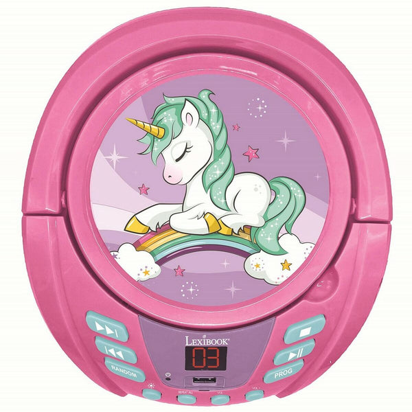 CD/MP3 Player Lexibook Children's Pink Bluetooth Unicorn