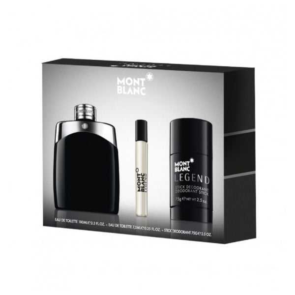 "Montblanc Legend Eau Toilette 100ml Desodorante Stick 75ml Eau Toilette 7,5ml"