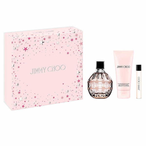 "Jimmy Choo Eau De Parfum Spray 100ml Set 3 Pieces"