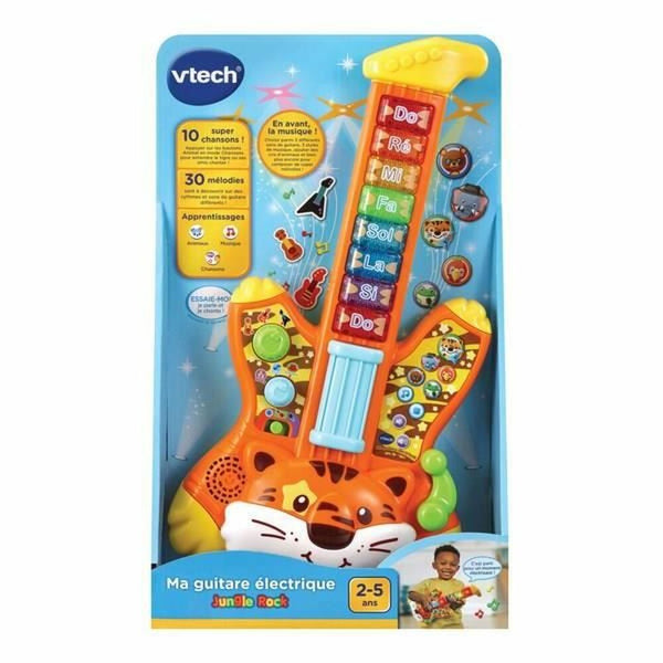 Baby Guitar Vtech Baby Jungle Rock- Guitare Électrique Tigre