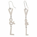 Ladies'Earrings V&L VJ0257PE (3 cm)