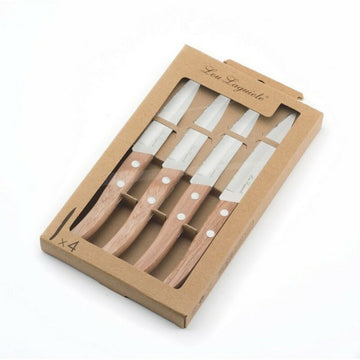 Knife Set Amefa 497511NT01PK4 Brown Metal 4 Pieces 21,5 cm (4 Units)