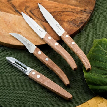 Knife Set Amefa Forest Wood 4 Pieces