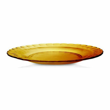 Flat plate Duralex Picardie Crystal Amber (Ø 26 cm)