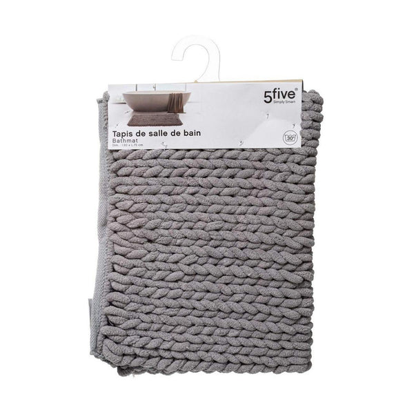 Bath rug 5five Grey Polyester (50 x 75 cm)