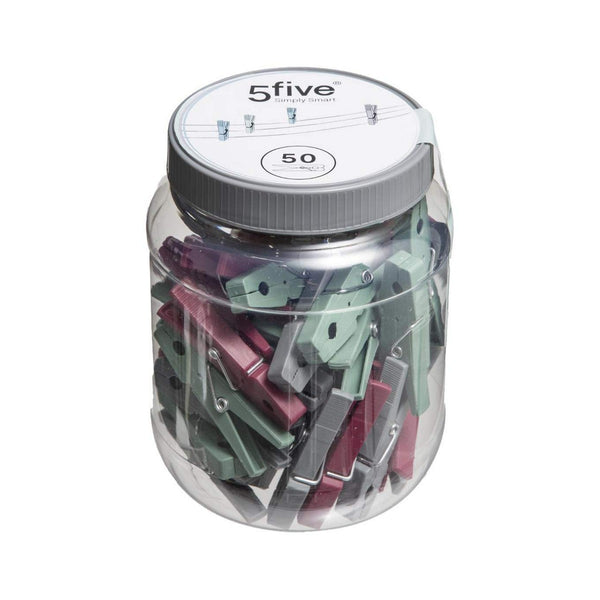 Clothes Pegs 5five Tin polypropylene (50 Units)