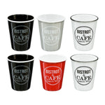 6 Piece Coffee Cup Set 5five Bistrot (110 ml)