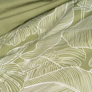 Nordic cover SUNSHINE  TODAY  Floral Green 240 x 260 cm