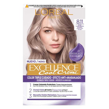 "L'oreal Professionnel Excellence Cool Creme 8.11 Light Ash Blonde 192ml"