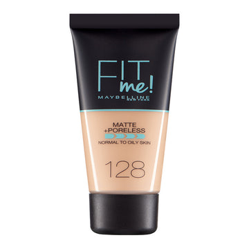 "Maybelline Fit Me Matte Poreless Foundation 128 Warm "