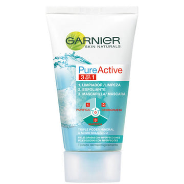 "Garnier Active 3 In 1 Cleansing Gel 150ml"