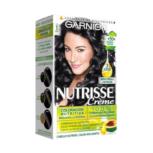 "Garnier Nutrisse Crème Nourishing Color 1 Black"