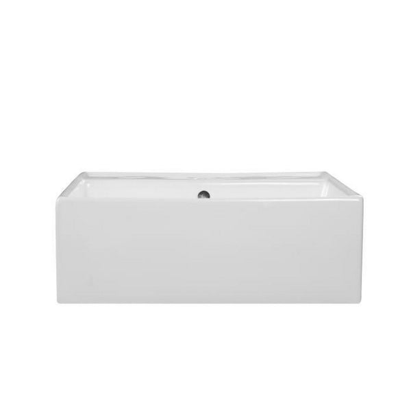 Washbasin Oceanic Lenã Ceramic Squared 38 x 38 x 12 cm