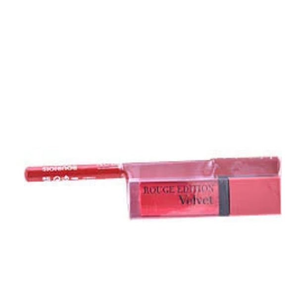 "Bourjois Rouge Edition Velvet Rossetto 13 Funchsia Set 2 Parti"