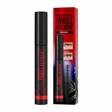 Mascara Rimmel London Volume Thrill Seeker Nº 004 Pitch Black 8 ml