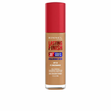 Crème Make-up Base Rimmel London Lasting Finish Nº 350 Golden Honey Spf 20 30 ml