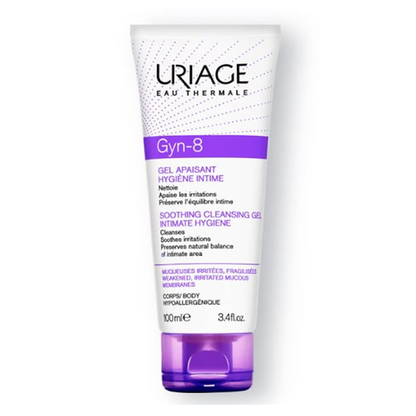 "Uriage Gyn-8 Gel Lenitivo Per L'igiene Intima 100ml"