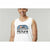 Men's Sleeveless T-shirt Picture Authentic Tank B White