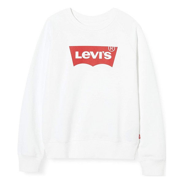 Children’s Sweatshirt without Hood Levi's COMM G CREW 4E6660 White