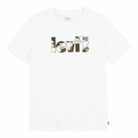 T-shirt Levi's Camo Poster Logo Bright 60732 White