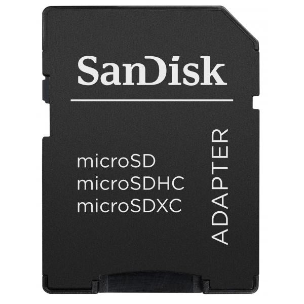 SanDisk Micro SD 32GB Classe A1, 98MB/s + Adattatore SD