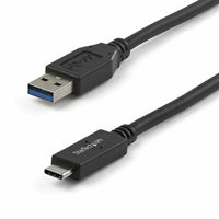 USB A to USB C Cable Startech USB31AC1M            Black