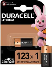 (1 Confezione) Duracell Spec. Batterie 1pz DL123 CR123/CR123A/CR17345