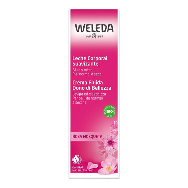 Moisturising Rosehip Body Milk Weleda Softening (200 ml)