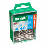 Box of screws SPAX Partial roll 4 x 40 mm Flat head (25 Units)