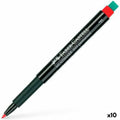 Permanent marker Faber-Castell Multimark 1513 F Red 0,6 mm (10Units)