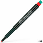 Permanent marker Faber-Castell Multimark 1513 F Red 0,6 mm (10Units)