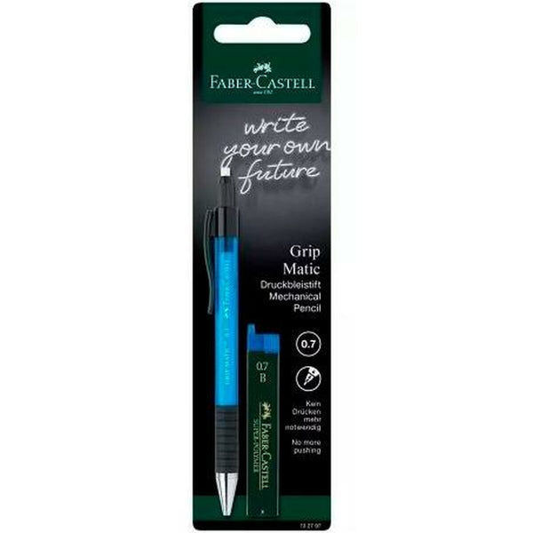 Pencil Lead Holder Faber-Castell Grip  Matic Blue 0,7 mm (10Units)