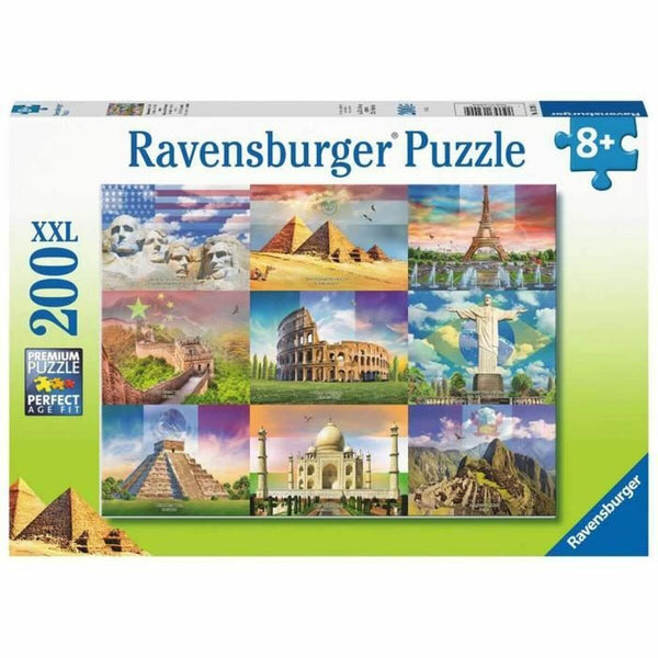 Puzzle Ravensburger 13290 XXL Monumentos del mundo 200 Pieces