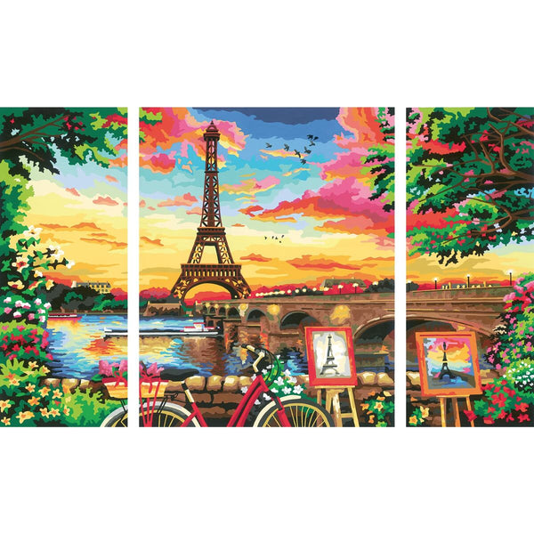 Pictures to colour in Ravensburger Paris Reflections 80 x 50 cm 4 Units