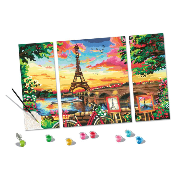 Pictures to colour in Ravensburger Paris Reflections 80 x 50 cm 4 Units