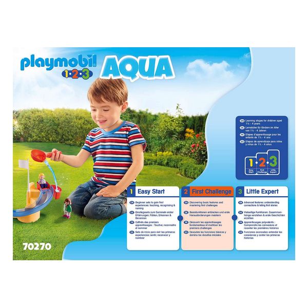 Playset 1,2,3 Water Slide Playmobil 70270 (6 pcs)