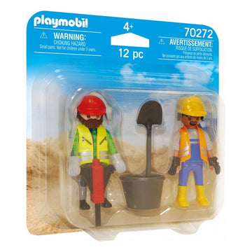 Playset City Life Workers Playmobil 70272 (12 pcs)