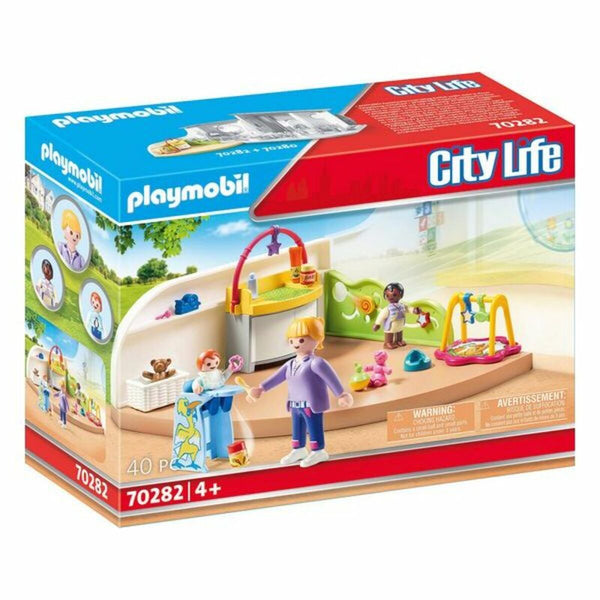 Playset City Life Baby Room Playmobil 70282 (40 pcs)