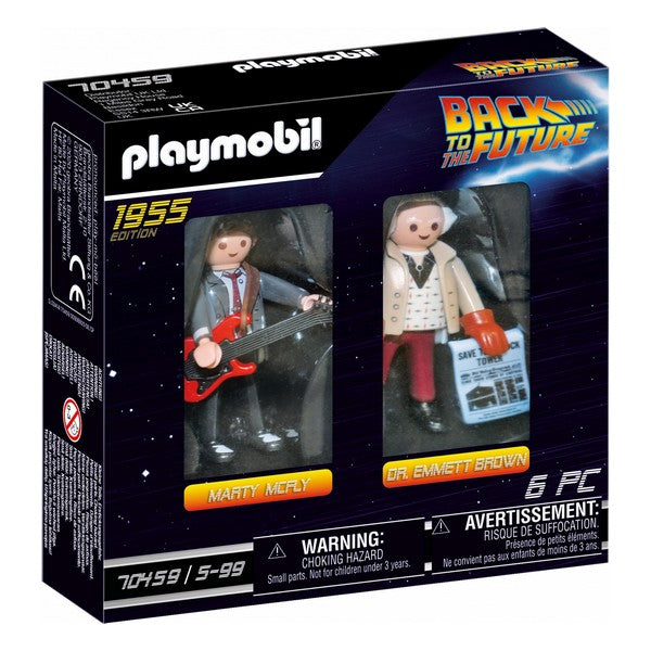 Playset Back to the Future : Marty Mcfly & Dr. Emmett Brown Playmobil 70459 (6 pcs)